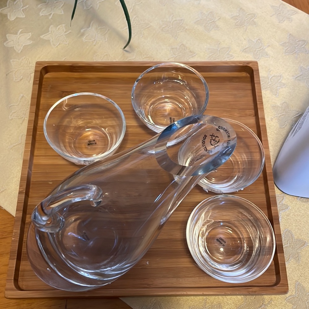 Gorgeous cold sake set - Picture 6 of 8